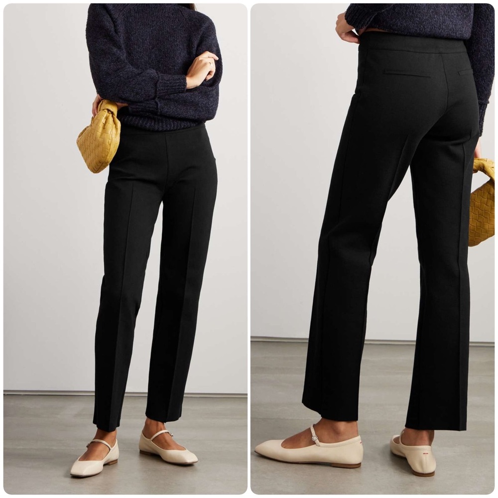 High Sport Elegant Black Straight Leg Women's Pants